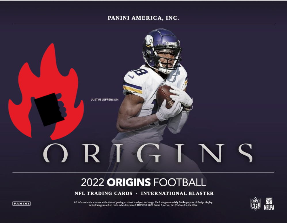 Firehandcards 2022 Panini Origins Football 8 Box Half Case Random