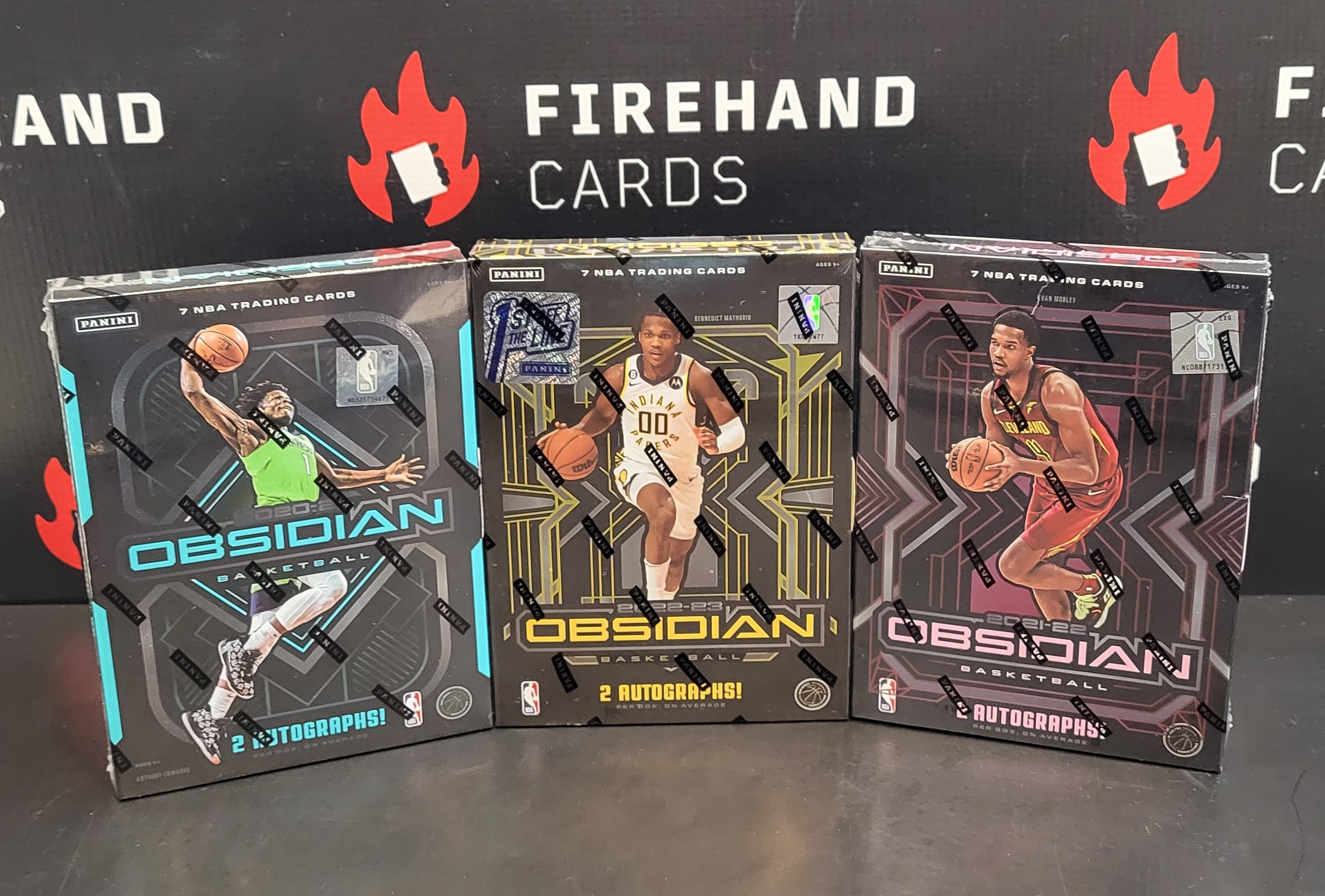 Firehandcards 3 Year Obsidian Basketball Hobby & FOTL 3 Box Random