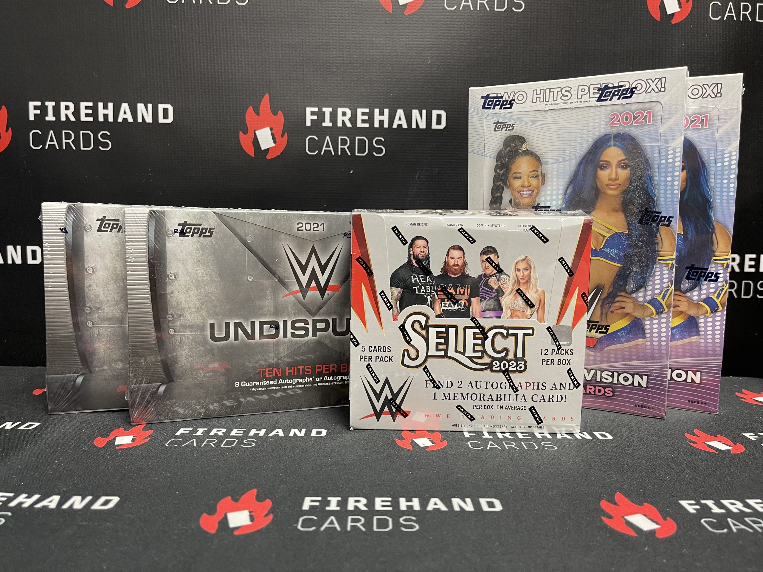 Firehandcards 5 Box WWE Spectacular! Random Numbers Mixer 1
