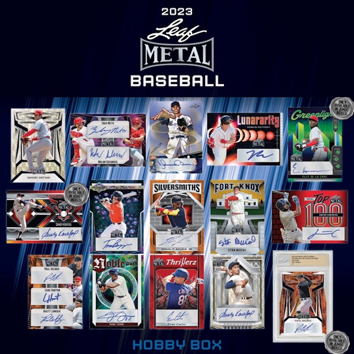 Firehandcards 2023 Leaf Metal Baseball 10 Box Case Random Players 3