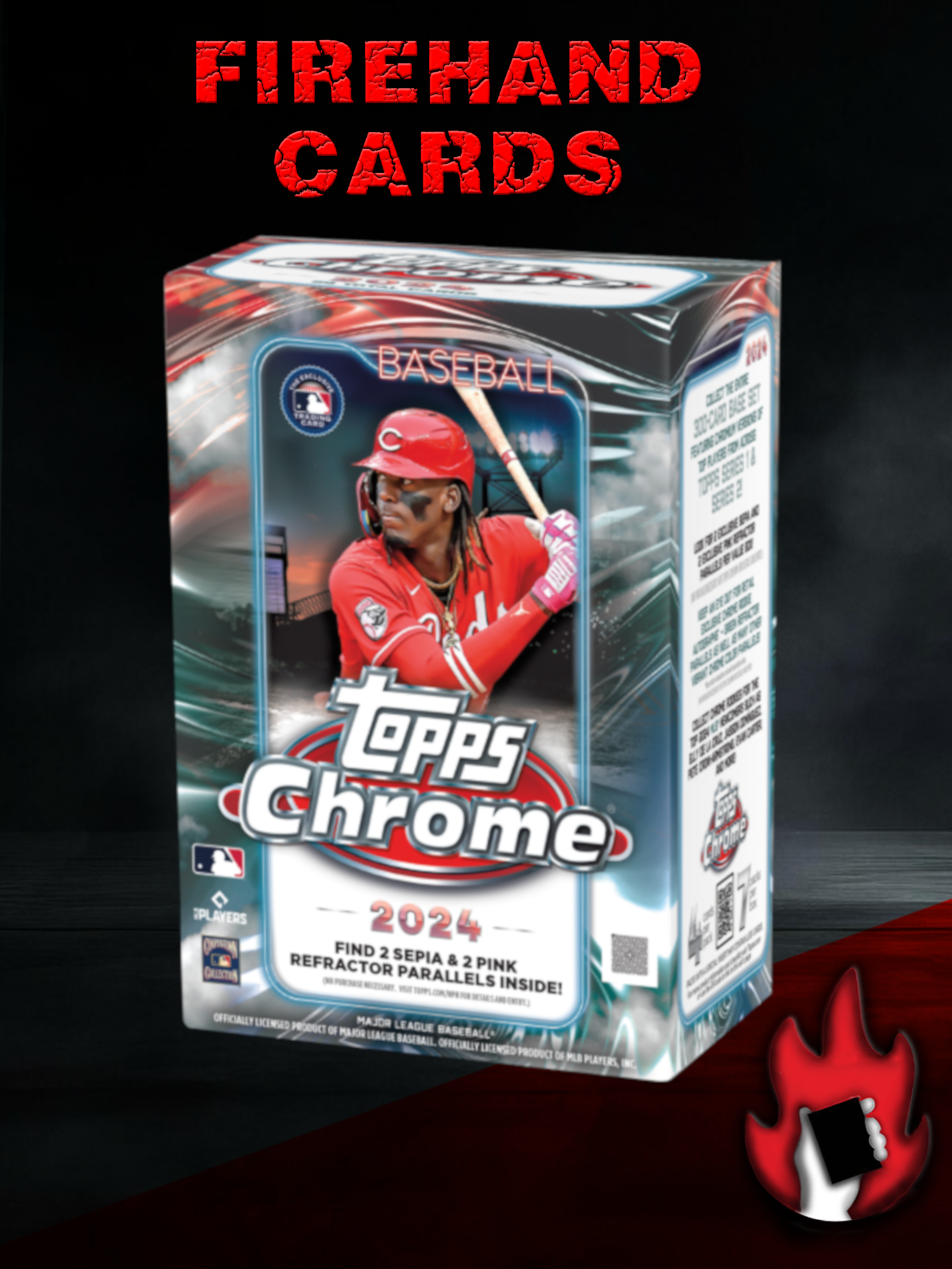 Firehandcards 2024 Topps Chrome Baseball Blaster Box Random Teams