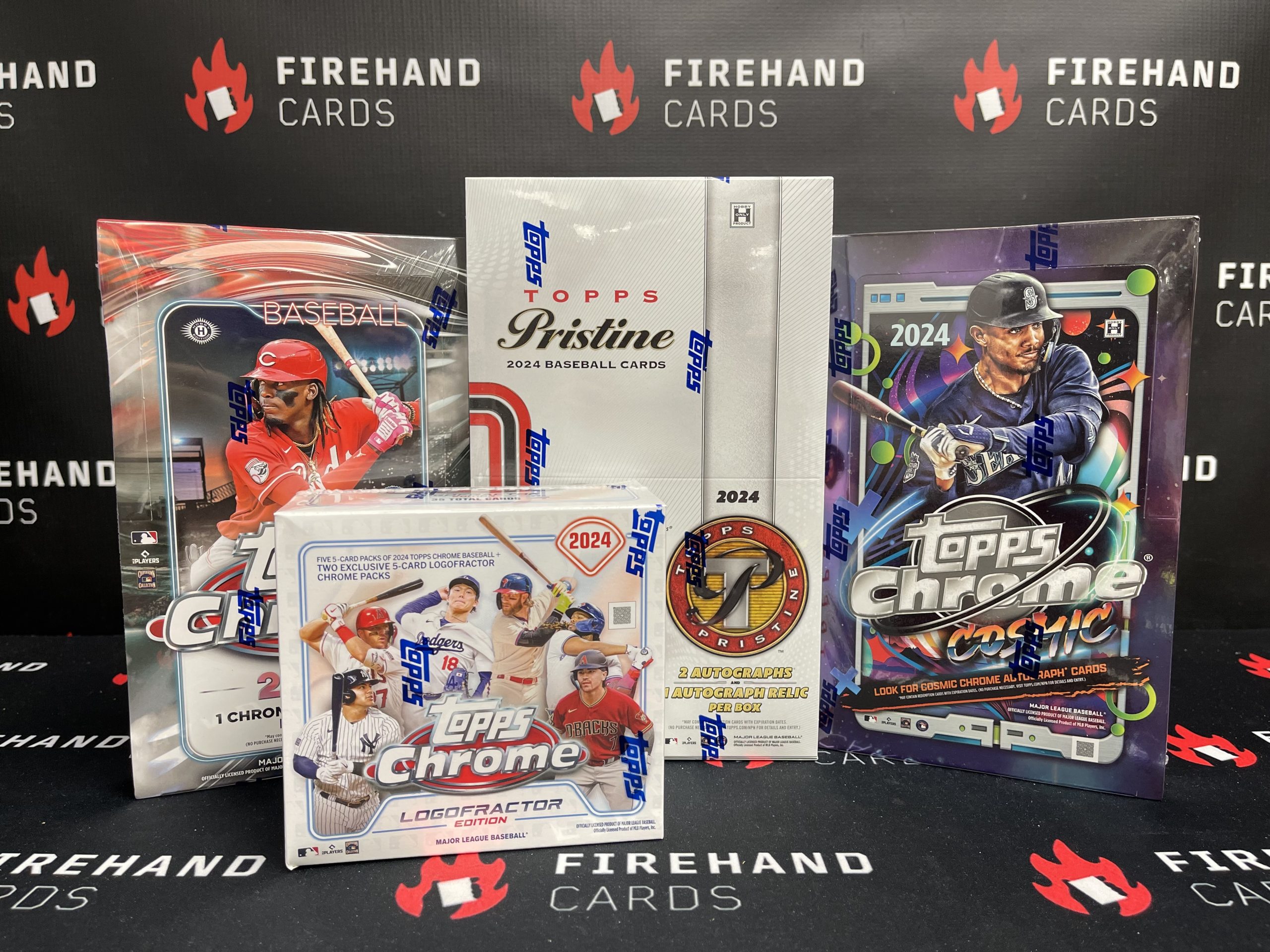 Firehandcards 2024 Topps Superfractor Chaser Baseball 4 Box Mixer