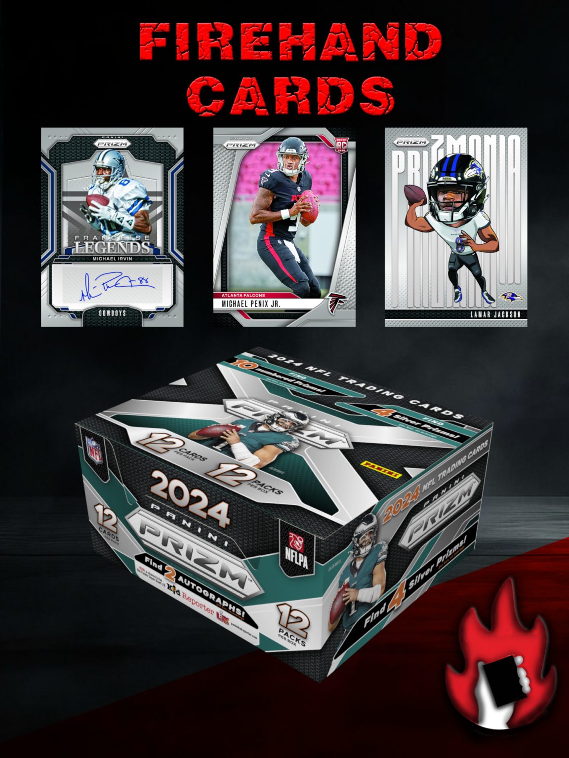 Firehandcards 2024 Panini Prizm Football Hobby Single Box Break