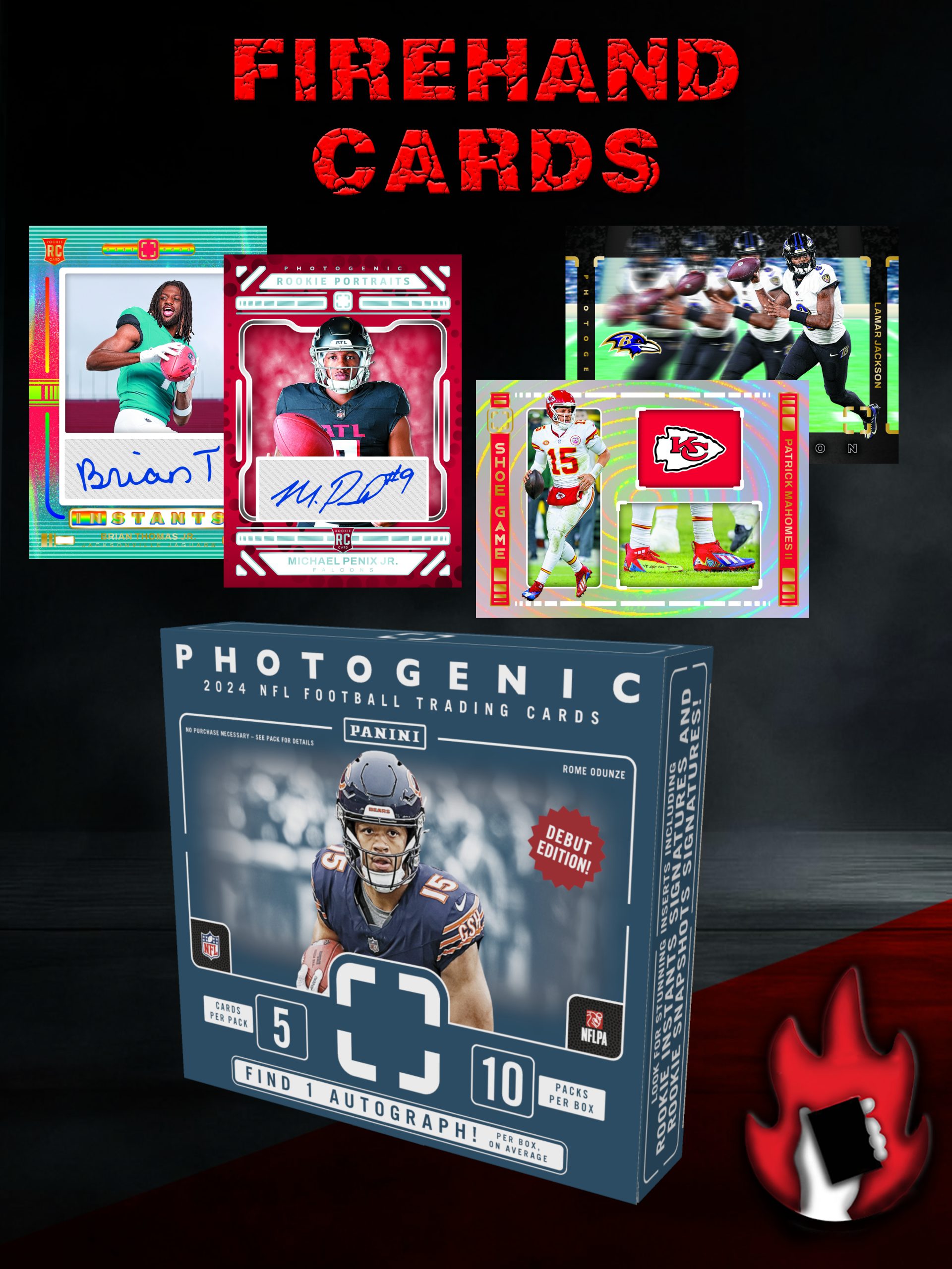 2024 Panini Photogenic Football Hobby 7 Box Half Case Break Random Teams #2