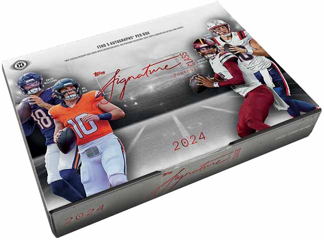 2024 Topps Signature Class Football Hobby 2 Box Break Random Divisions #1