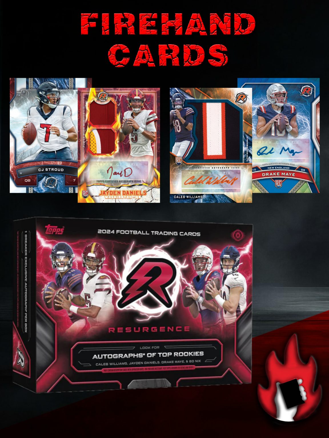 Firehandcards | 2024 Topps Resurgence Football Breaker’s Delight 2 Box ...