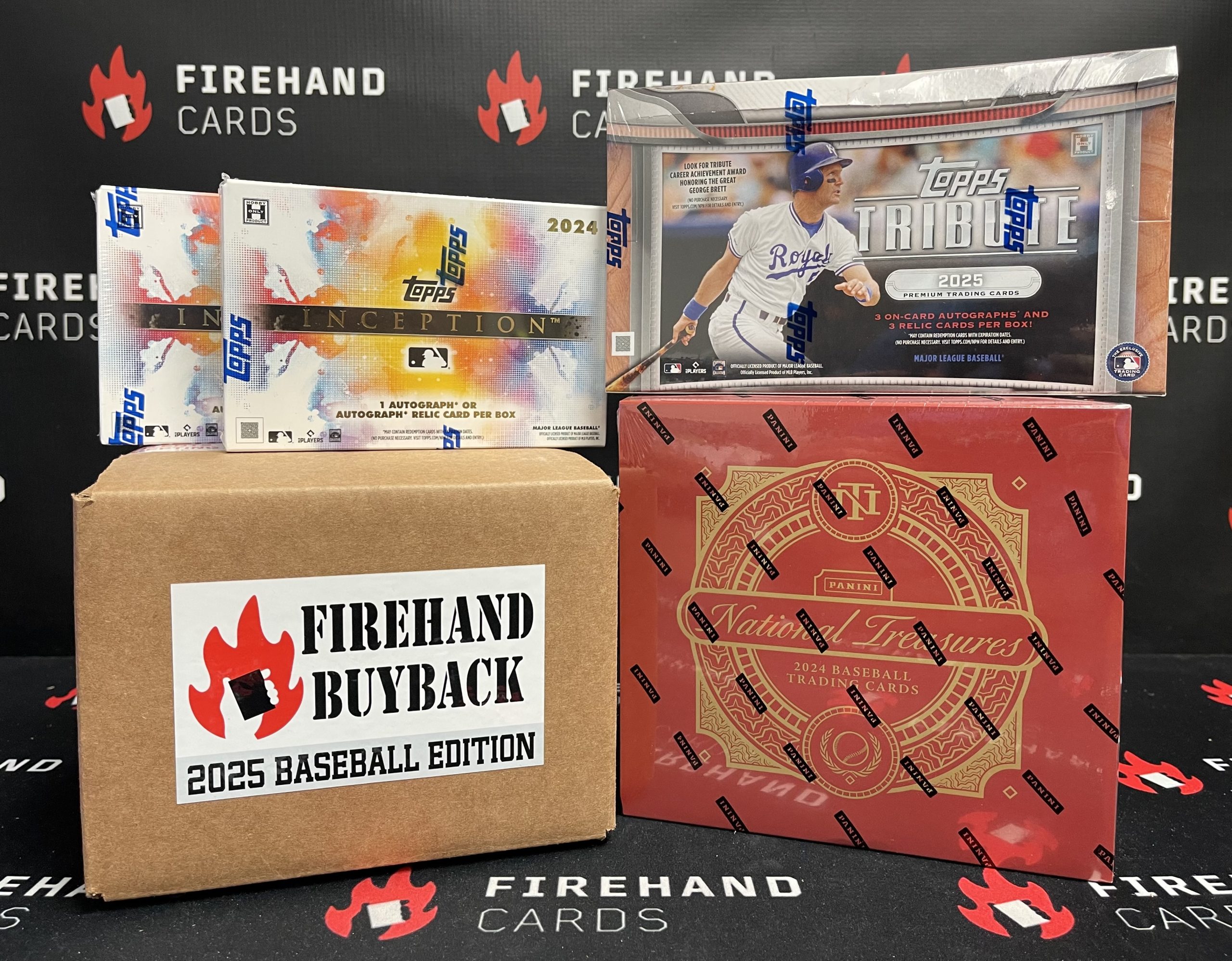Inception, Tribute, National Treasures, & Firehand Buyback 10 Box Mixer Break Random Teams #1