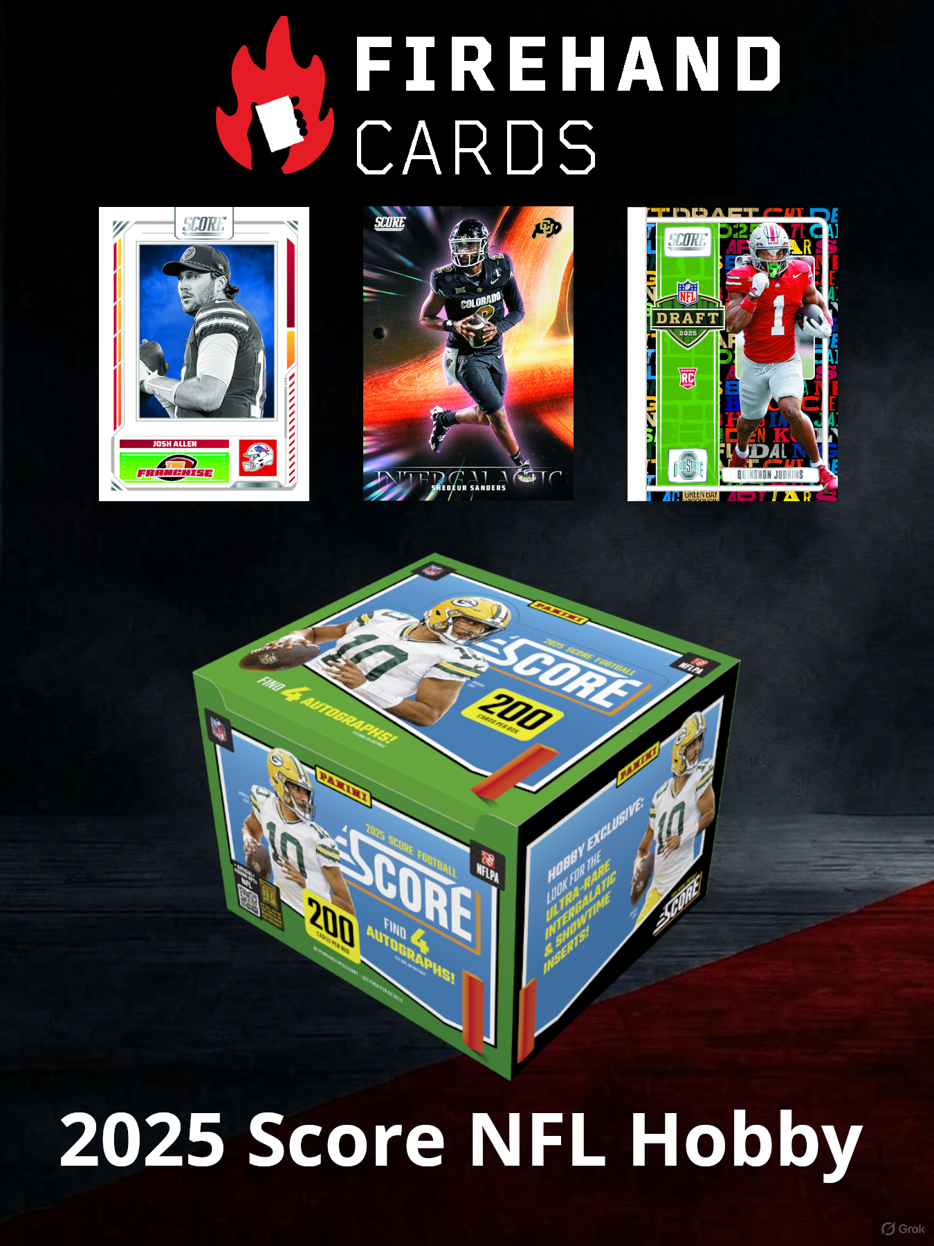 2025 Panini Score Football Hobby 2 Box Random Divisions Break #3