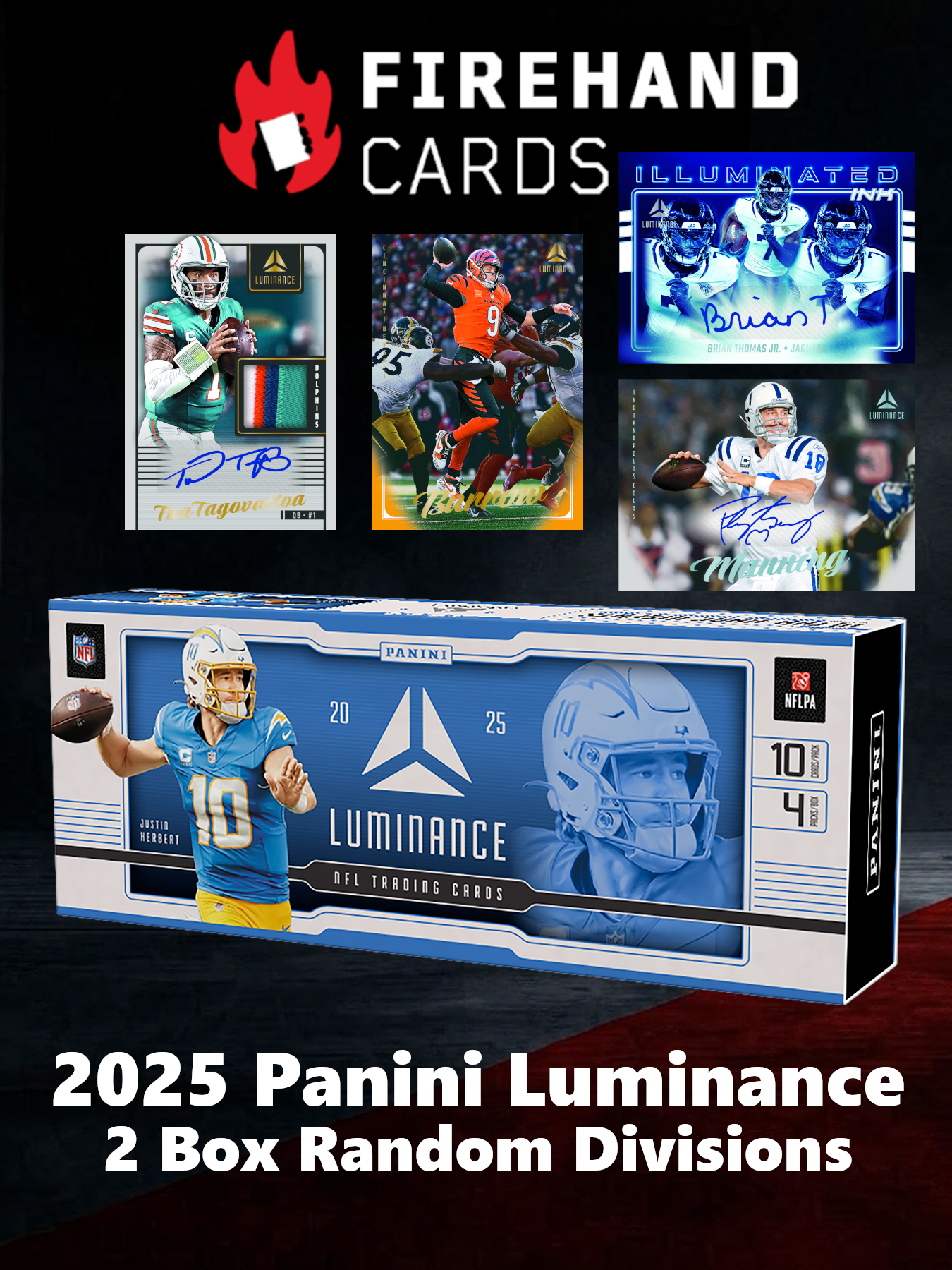 2025 Panini Luminance Football 2 Box Random Divisions Break #2