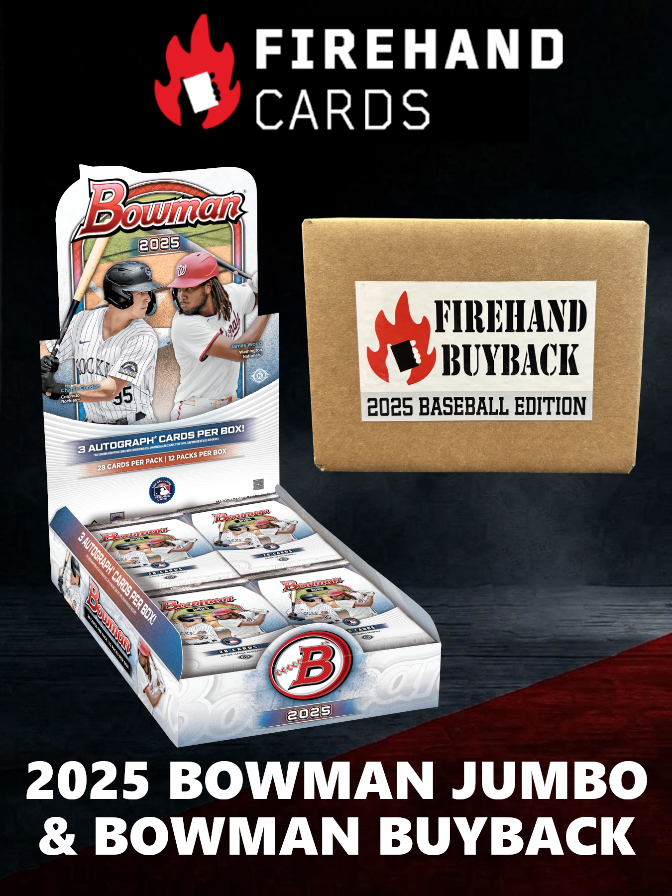 2025 Bowman Jumbo & Firehand Buyback 6 Box Mixer Break Random Teams #1