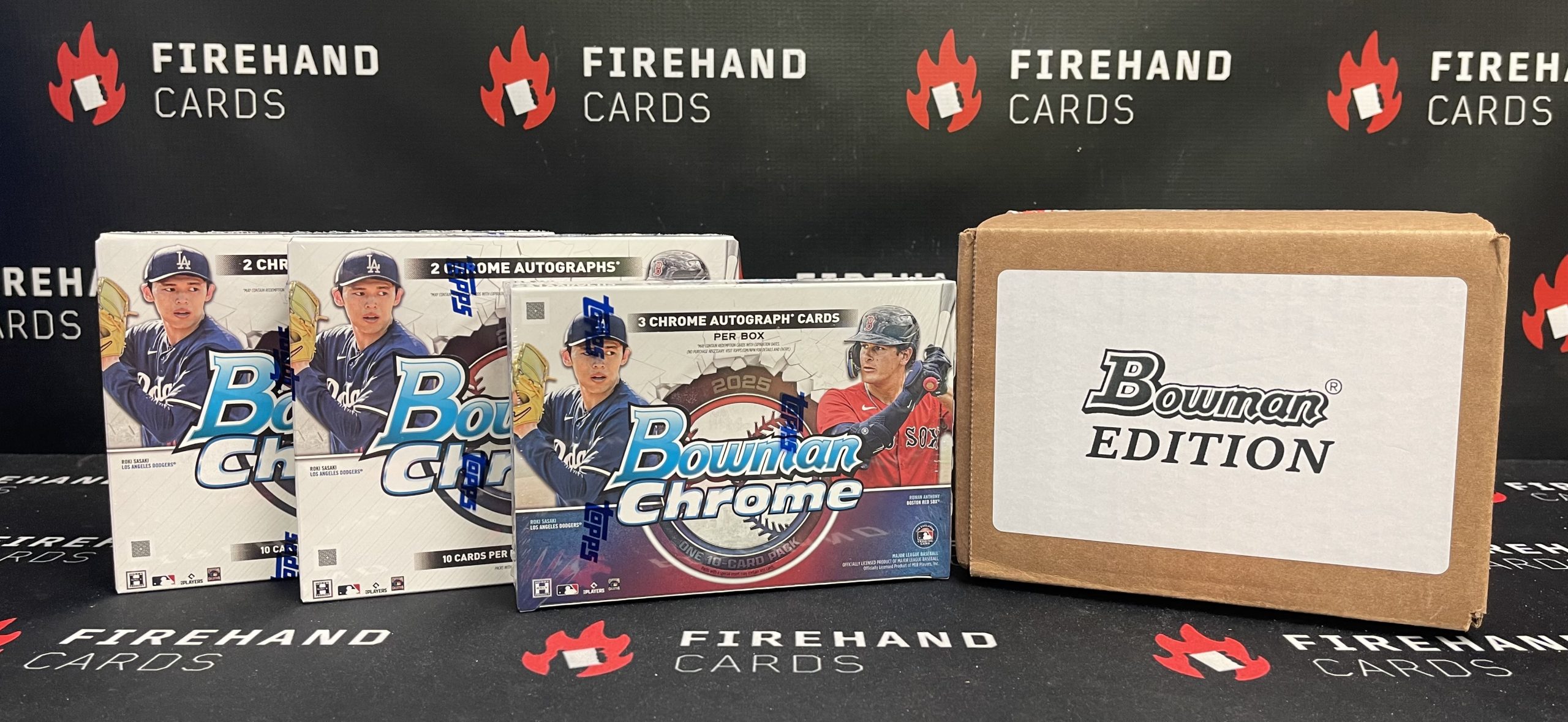 2025 Bowman Chrome & Firehand Buyback 8 Box Mixer Break Random Teams #1