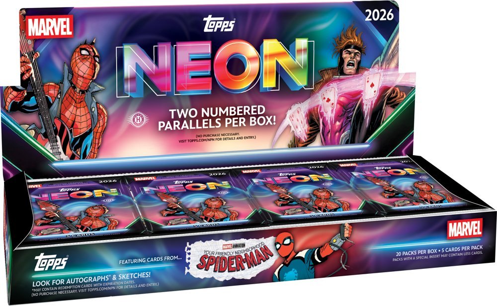 2026 Topps Neon Marvel Hobby box